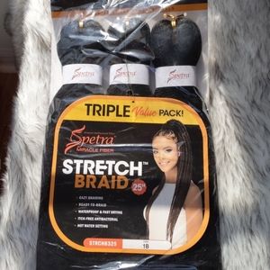 Pre stretched Braiding Hair 3 bundles